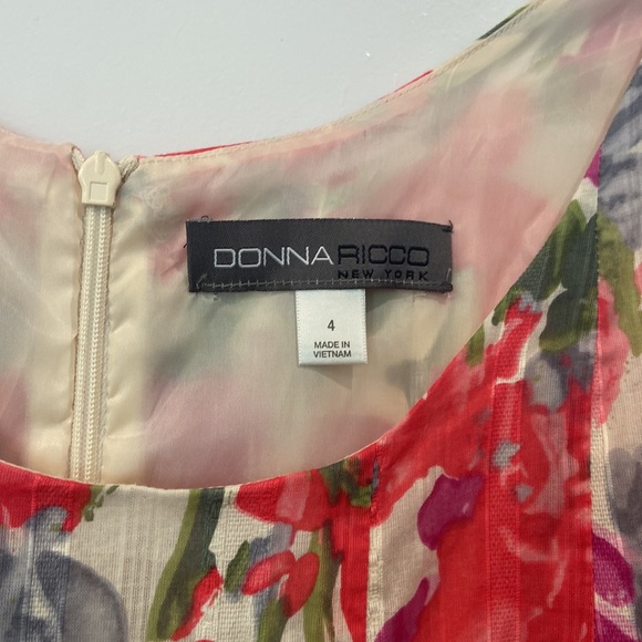 Donna Ricco - Floral print fit and flare dress - Picture 4 of 14